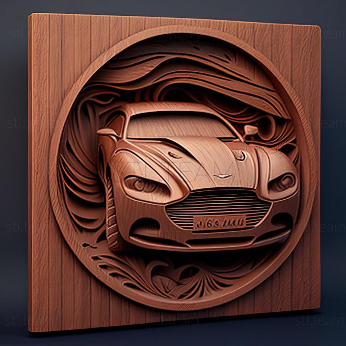 3D модель Aston Martin V8 (STL)